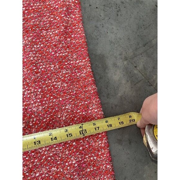 St. John Suit Dress Set Size 8 Wool Blend Tweed Pink Coral White St Classic - Picture 13 of 15